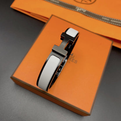 [Revel Jewelry]H BRACELET 12MM BLACK WHITE CERAMIC