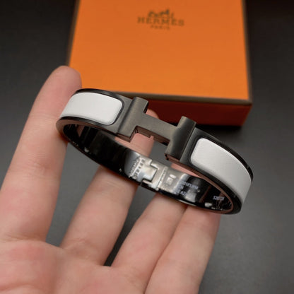 [Revel Jewelry]H BRACELET 12MM BLACK WHITE CERAMIC