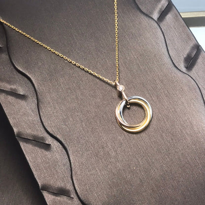 [Revel Jewelry]TRINITY HALSKETTE SILBER GOLD ROSÉGOLD
