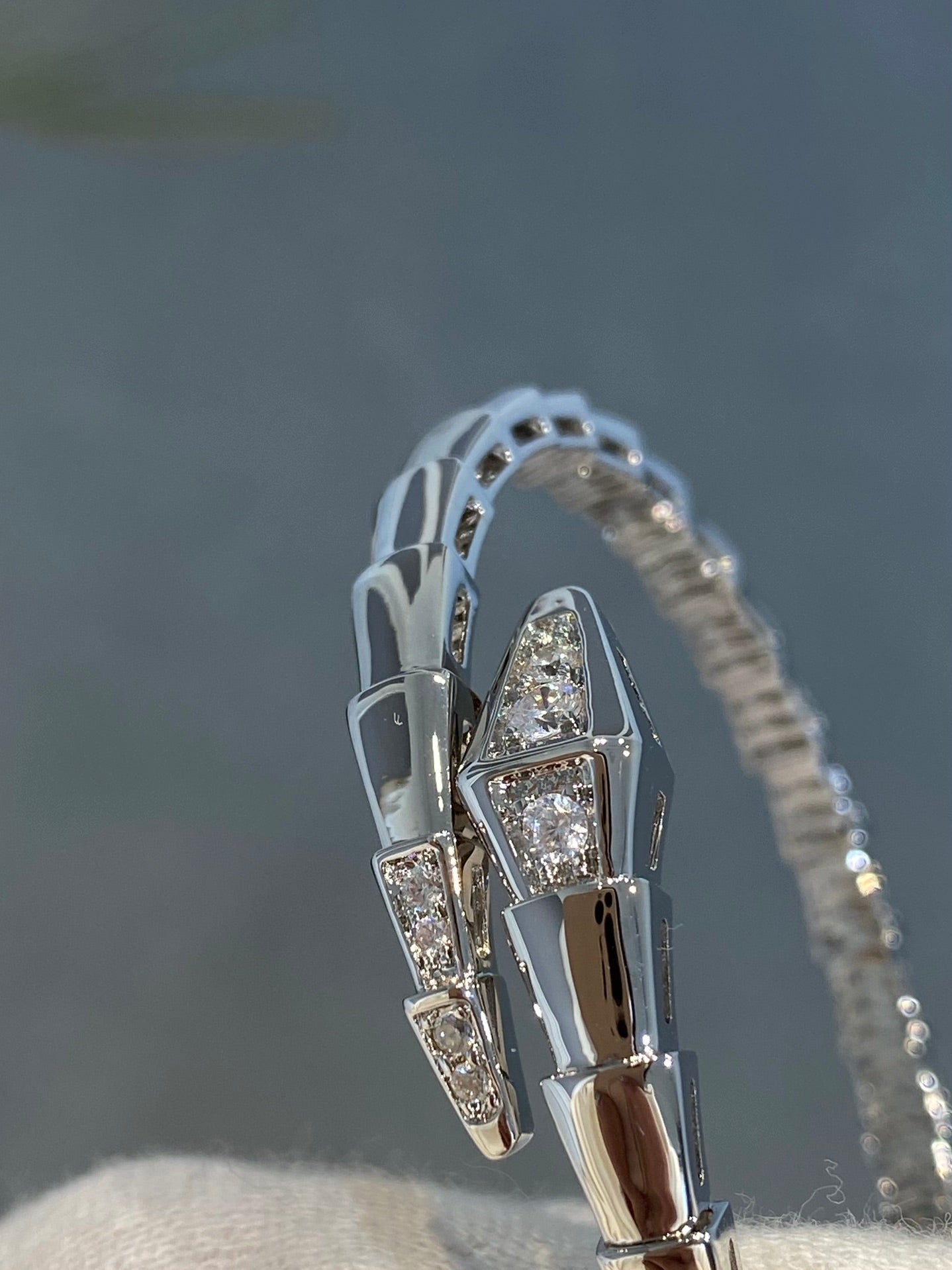 [Revel]SERPENTI BRACELET DIAMONDS SILVER