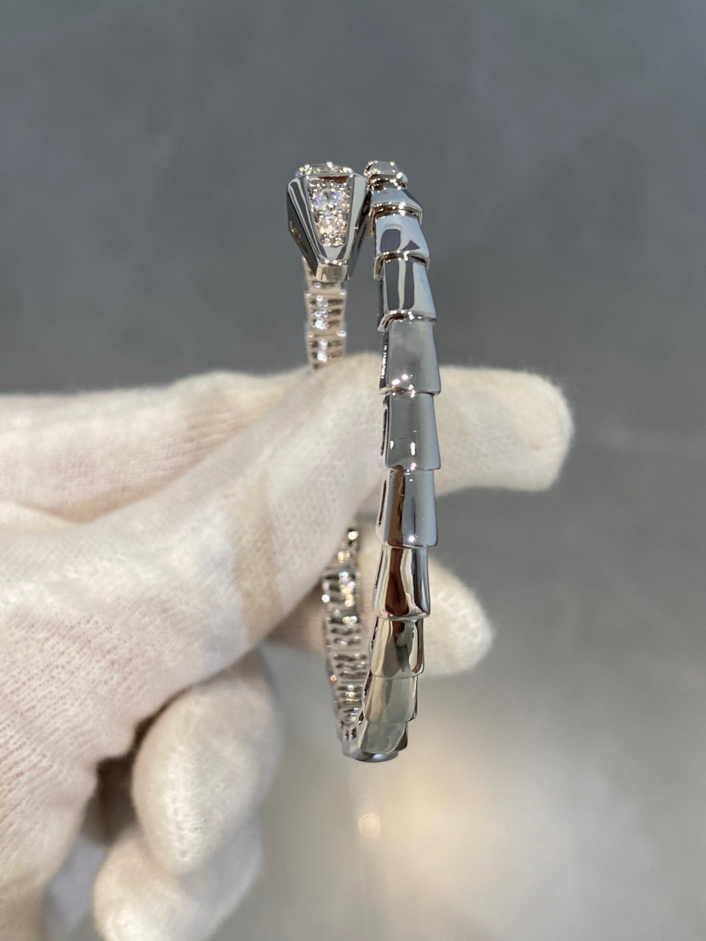 [Revel]SERPENTI BRACELET DIAMONDS SILVER