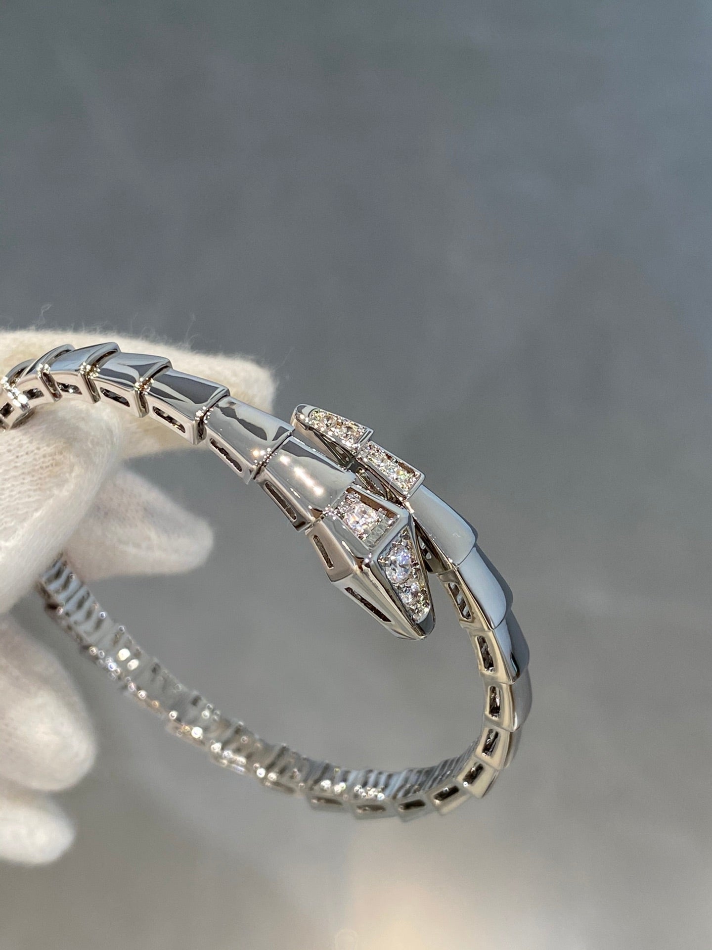 [Revel]SERPENTI BRACELET DIAMONDS SILVER