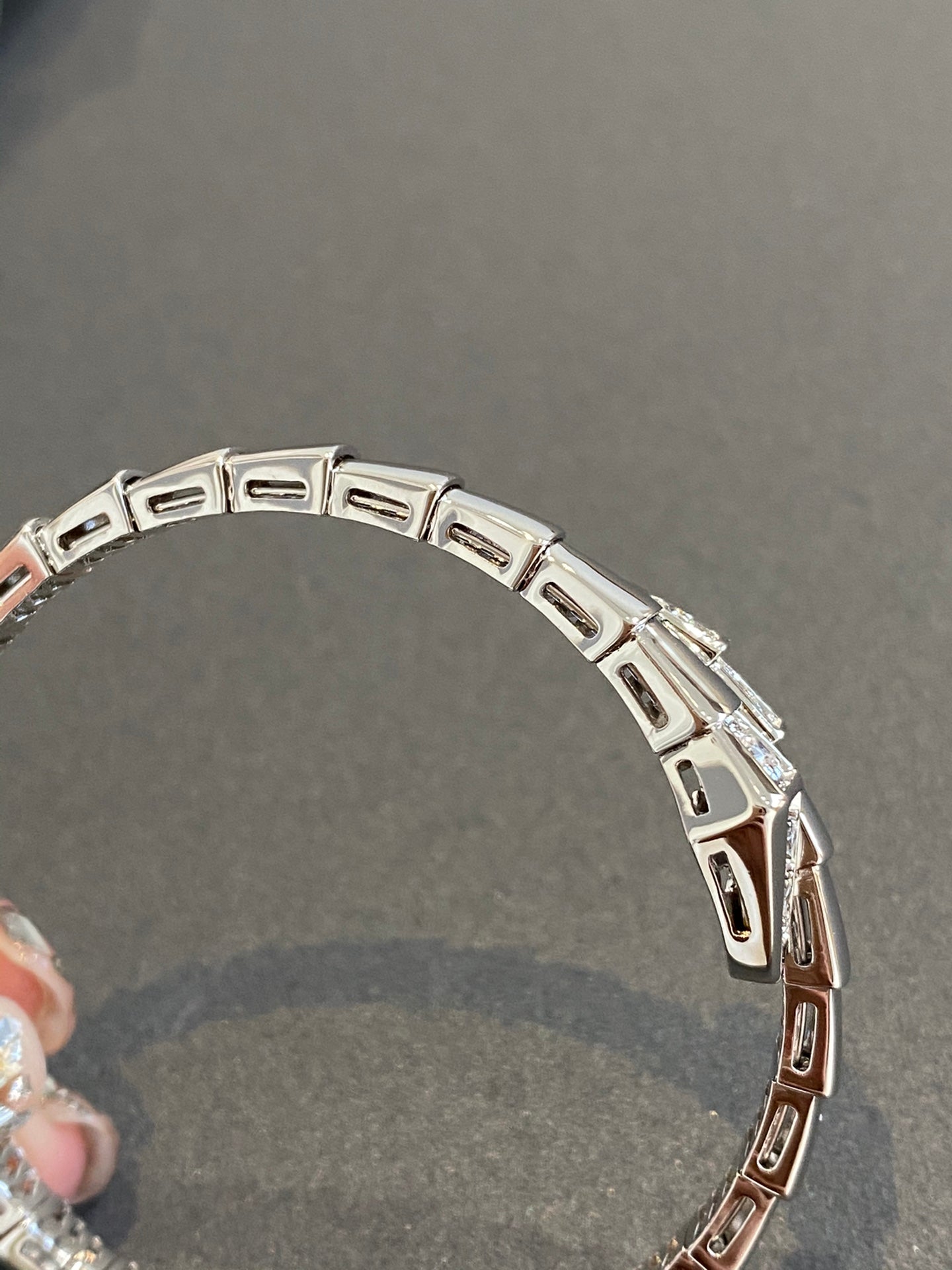 [Revel]SERPENTI BRACELET DIAMONDS SILVER