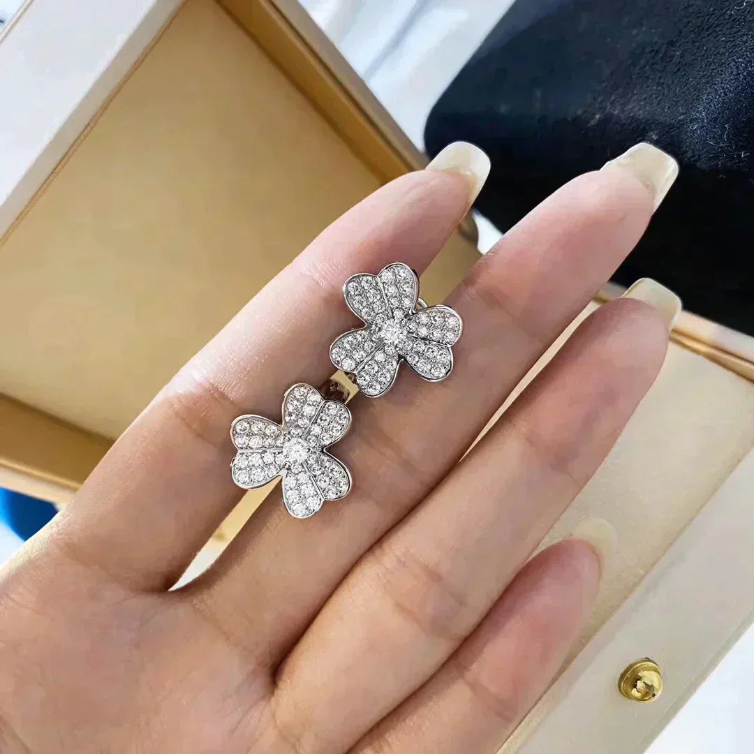 [Revel Jewelry]CLOVER COMOS ダイヤモンドピアス シルバー