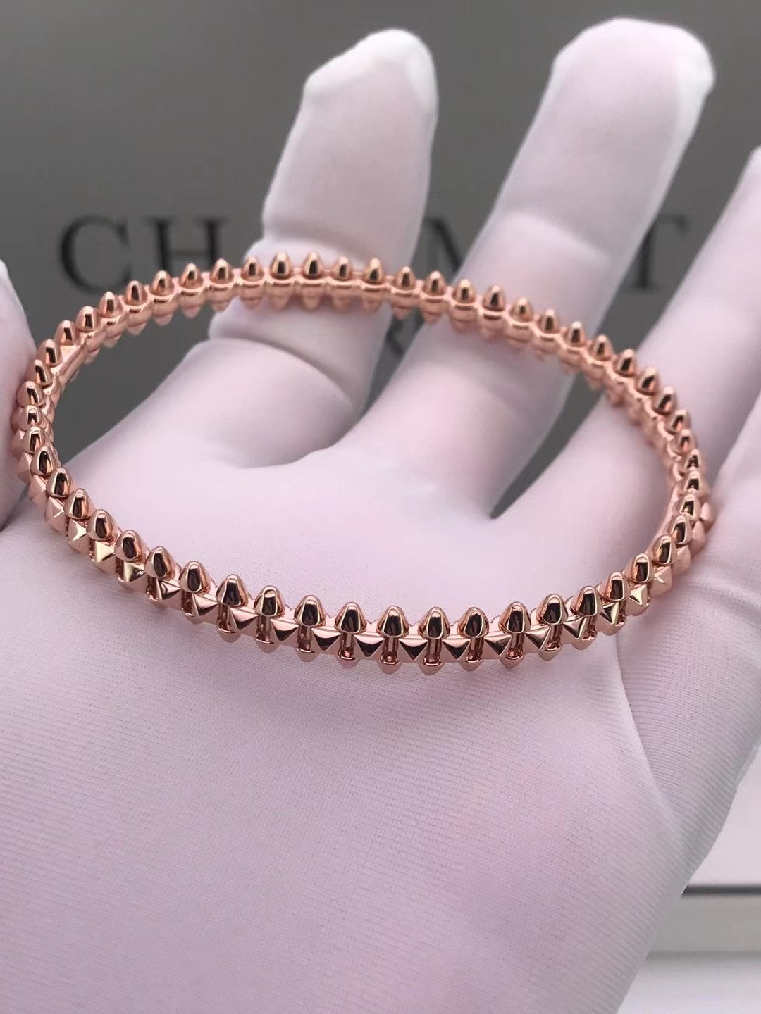 [Revel Jewelry]CLASH PINK GOLD BRACELET