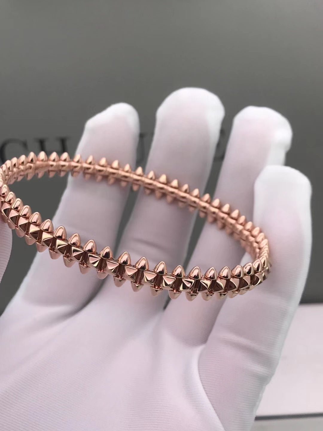 [Revel Jewelry]CLASH PINK GOLD BRACELET