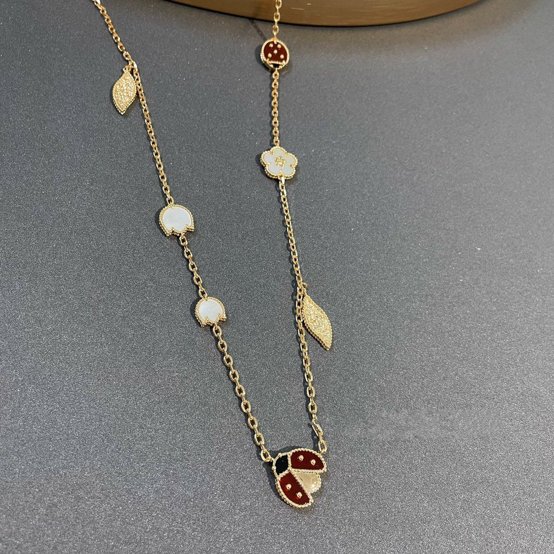 [Revel Jewelry]LUCKY SPRING 15 MOTIFS GOLD NECKLACE