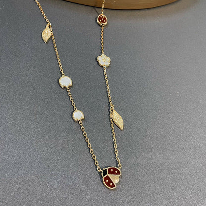 [Revel Jewelry]LUCKY SPRING 15 MOTIFS GOLD NECKLACE