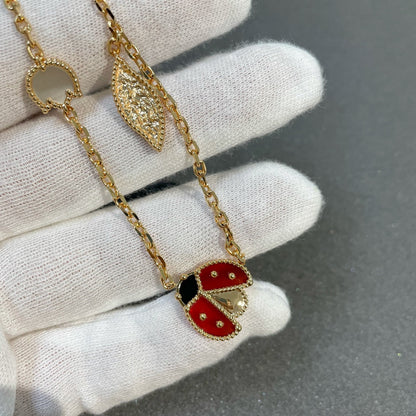[Revel Jewelry]LUCKY SPRING 15 MOTIFS GOLD NECKLACE