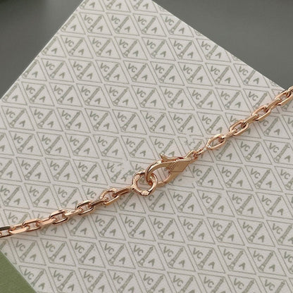 [Revel Jewelry]LUCKY SPRING 15 MOTIFS ROSE GOLD NECKLACE