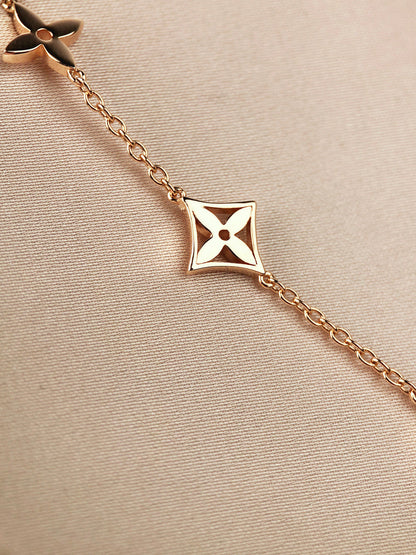 [Revel Jewelry]STAR AND SUN 7 MOTIVE GOLDARMREIF