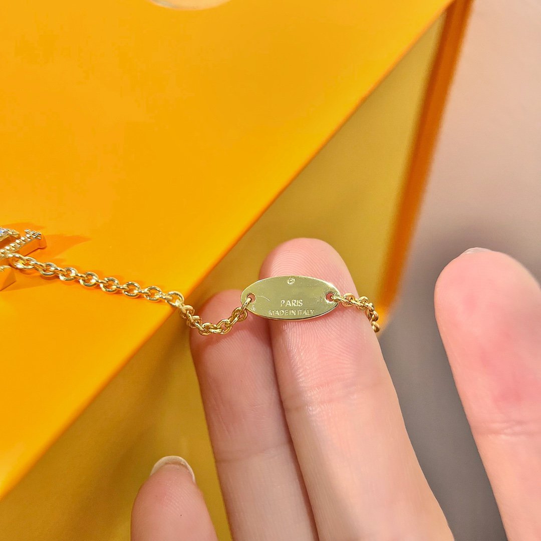 [Revel Jewelry]LOGO STAR MOTIF GOLD BRACELET