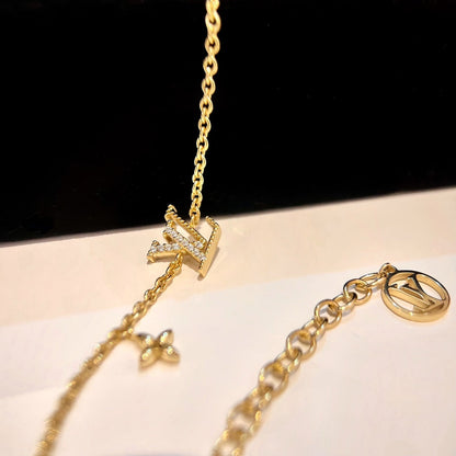 [Revel Jewelry]LOGO STAR MOTIF GOLD BRACELET