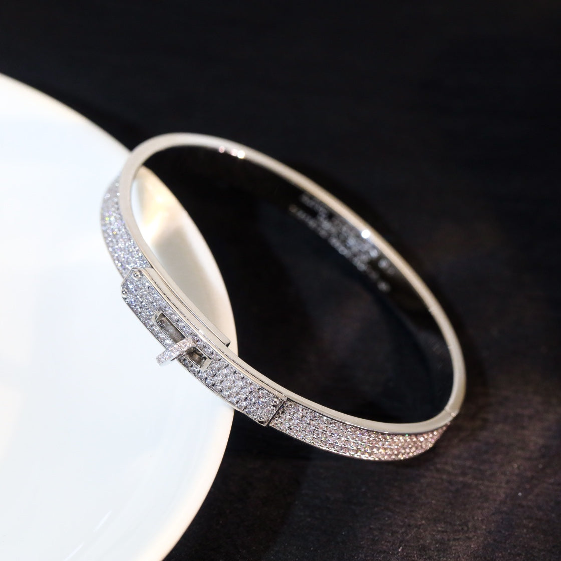 [Revel Jewelry]KELLY BRACELET DIAMOND PAVED