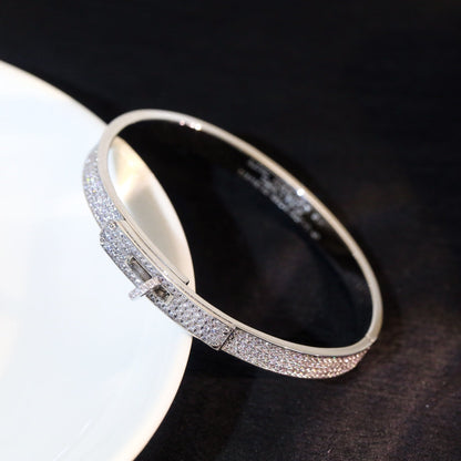 [Revel Jewelry]KELLY BRACELET DIAMOND PAVED