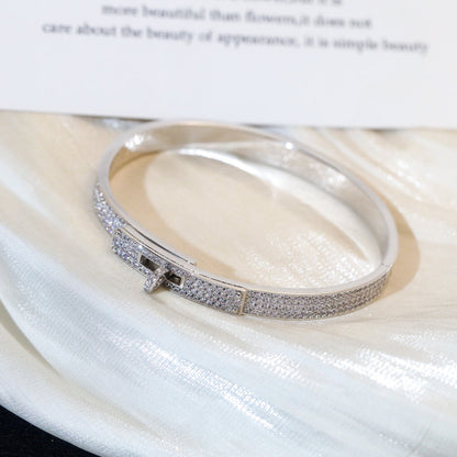 [Revel Jewelry]KELLY BRACELET DIAMOND PAVED