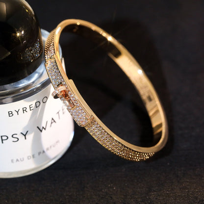 [Revel Jewelry]KELLY BRACELET DIAMOND PAVED