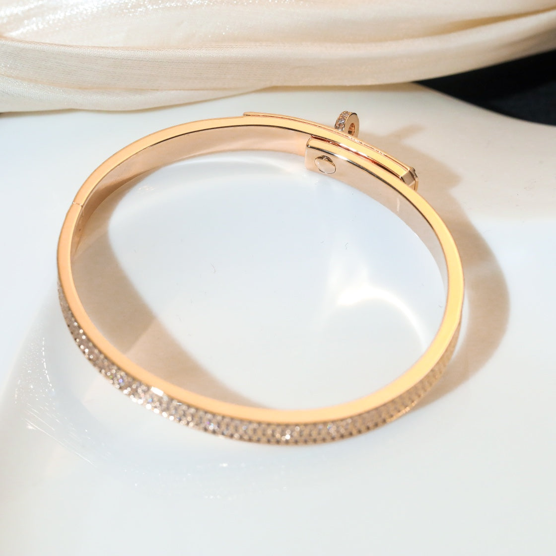 [Revel Jewelry]KELLY BRACELET DIAMOND PAVED