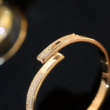 [Revel Jewelry]KELLY BRACELET DIAMOND PAVED