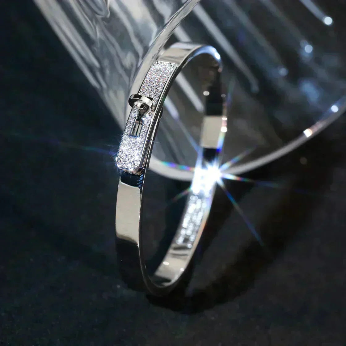 [Revel Jewelry]KELLY SILVER DIAMOND BRACELET
