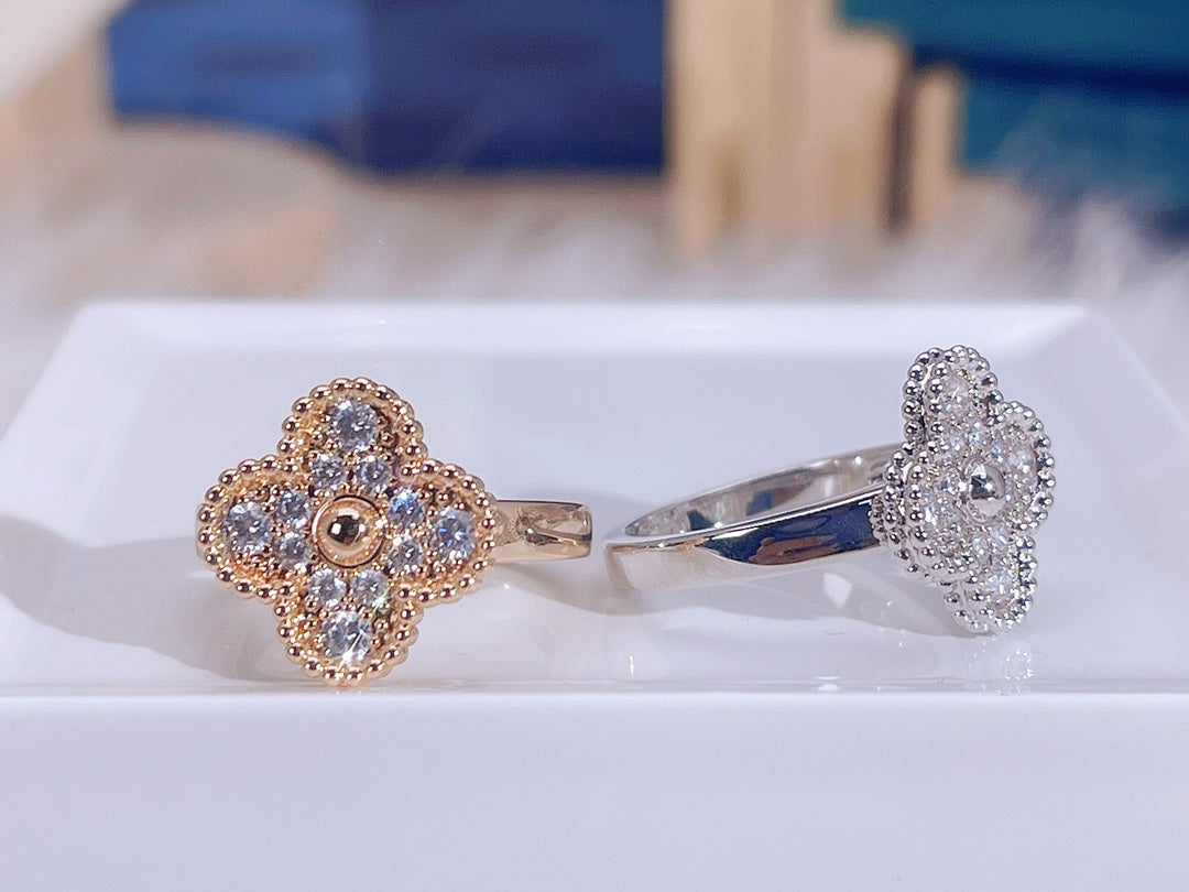 [Revel Jewelry]CLOVER DIAMOND RING
