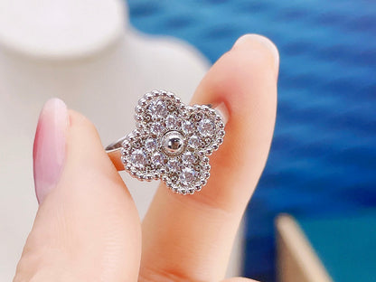 [Revel Jewelry]CLOVER DIAMOND RING