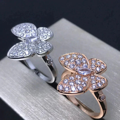[Revel Jewelry]BUTTERFLY PINK GOLD DIAMOND RING