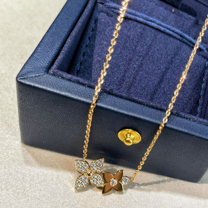 [Revel Jewelry]STAR BLOSSOM COLLIER ROSÉGOLD DIAMANTEN