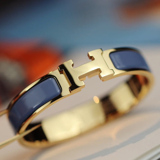 [Revel Jewelry]H BRACELET 12MM BLUE GRAY