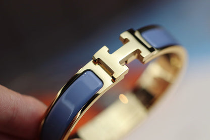 [Revel Jewelry]H BRACELET 12MM BLUE GRAY