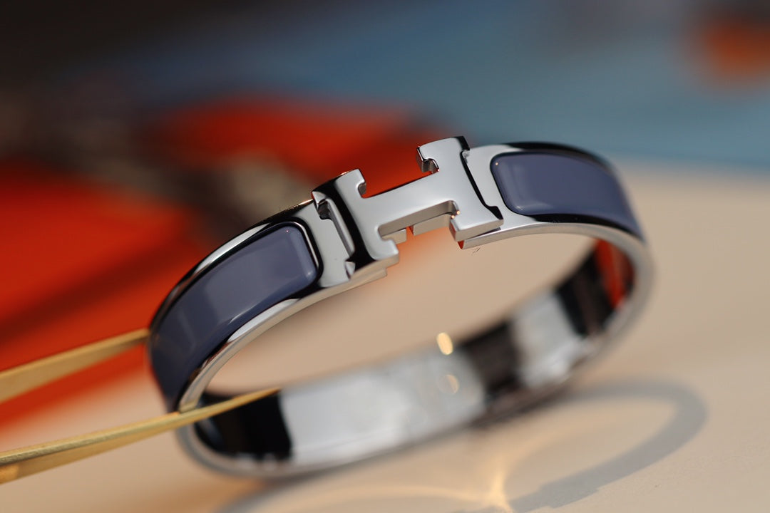 [Revel Jewelry]H BRACELET 12MM BLUE GRAY