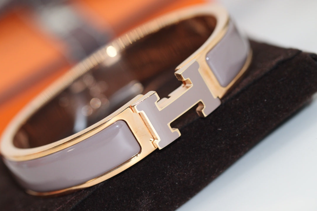 [Revel Jewelry]H BRACELET 12MM BROWN