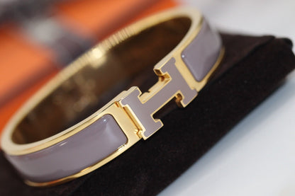 [Revel Jewelry]H BRACELET 12MM BROWN