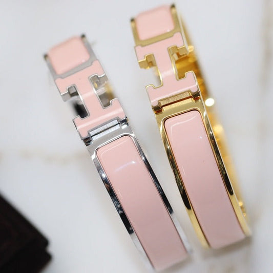 [Revel Jewelry]H BRACELET 12MM PINK