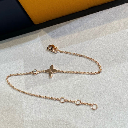 [Revel Jewelry]STAR DIAMOND PINK GOLD BRACELET