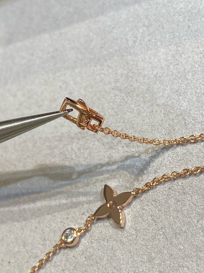 [Revel Jewelry]STAR DIAMOND PINK GOLD BRACELET