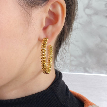 [Revel Jewelry]CLASH HOOP EARRINGS