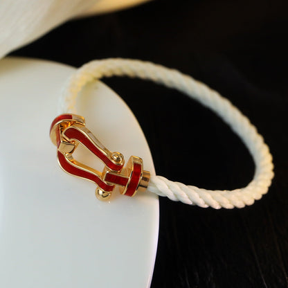 [Revel Jewelry]FORCE 10 WHITE TEXTILE DIAMOND PAVED