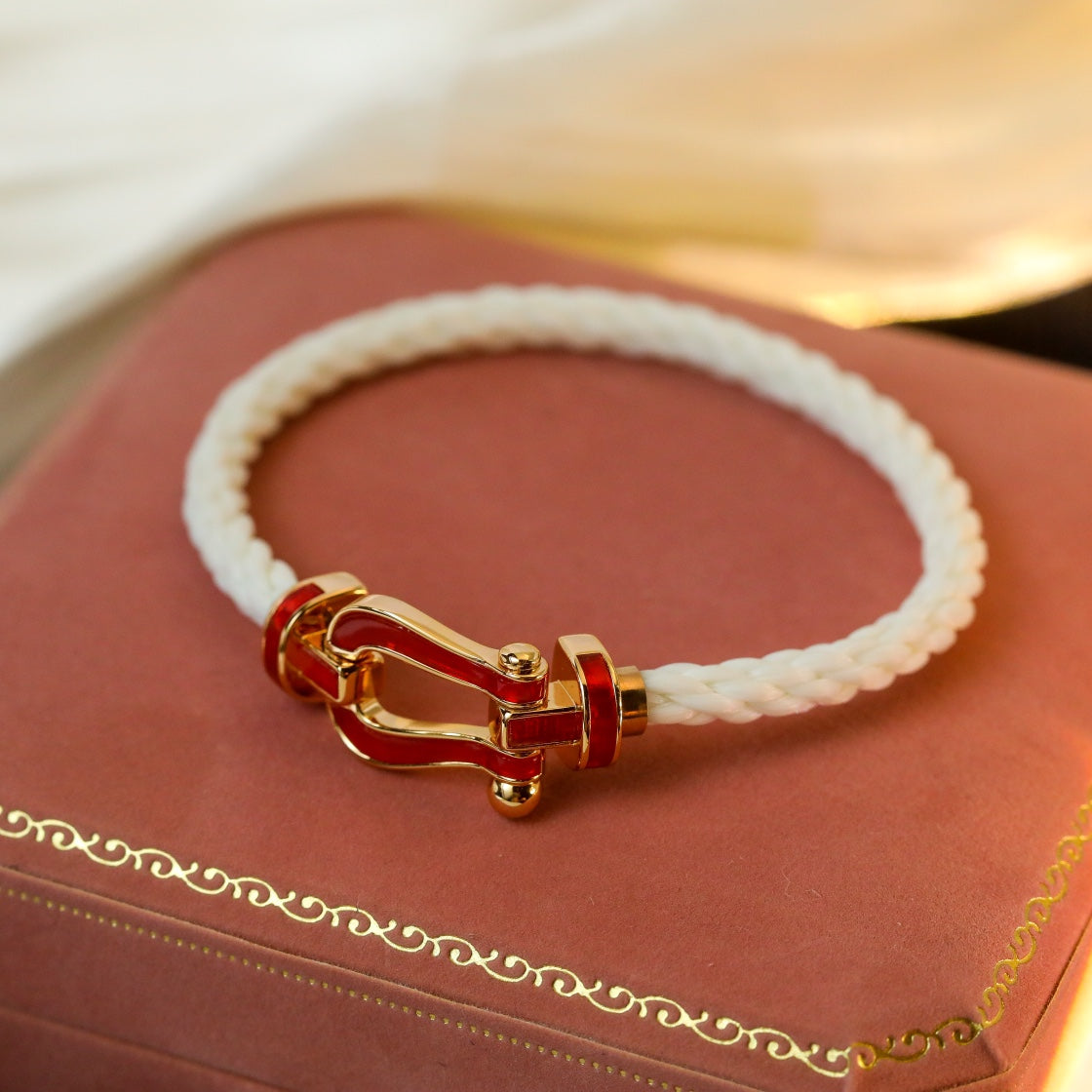 [Revel Jewelry]FORCE 10 WHITE TEXTILE DIAMOND PAVED