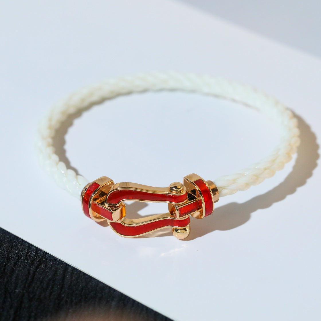 [Revel Jewelry]FORCE 10 WHITE TEXTILE DIAMOND PAVED