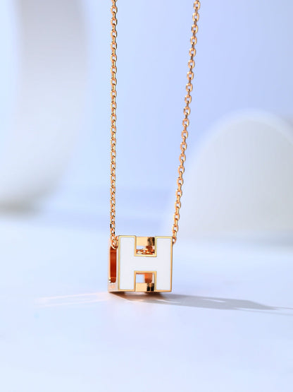 [Revel Jewelry]H CAGE ROSEGOLD KETTE