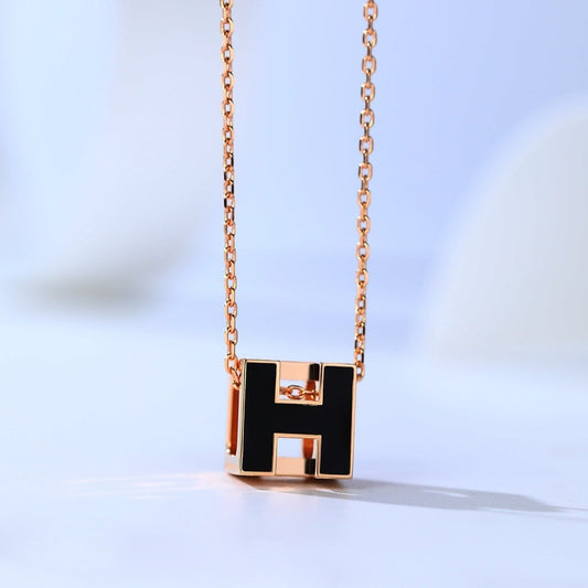 [Revel Jewelry]H CAGE ROSEGOLD KETTE
