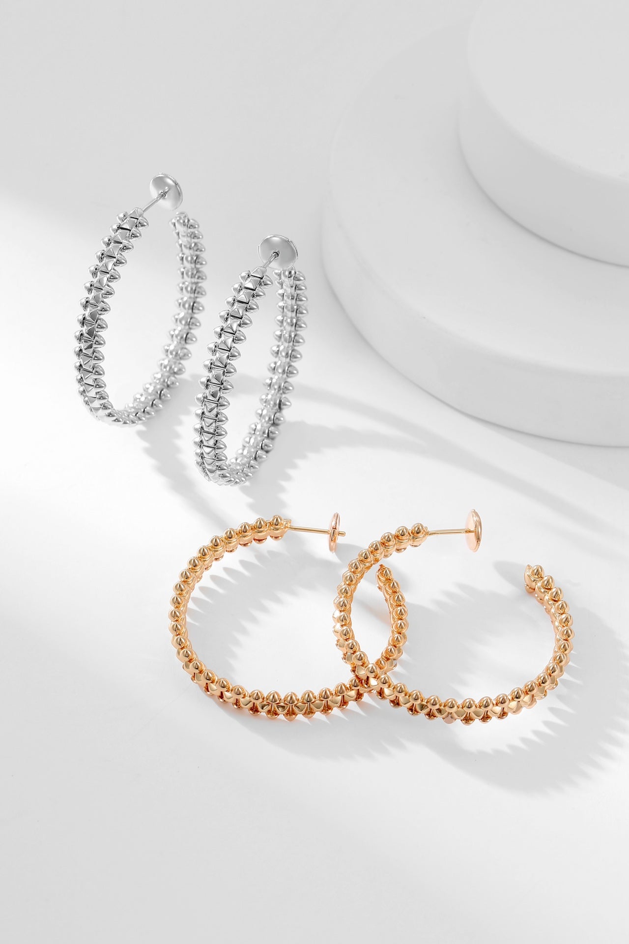 [Revel Jewelry]CLASH HOOP EARRINGS
