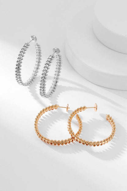 [Revel Jewelry]CLASH HOOP EARRINGS