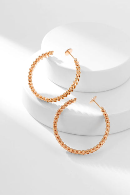 [Revel Jewelry]CLASH HOOP EARRINGS