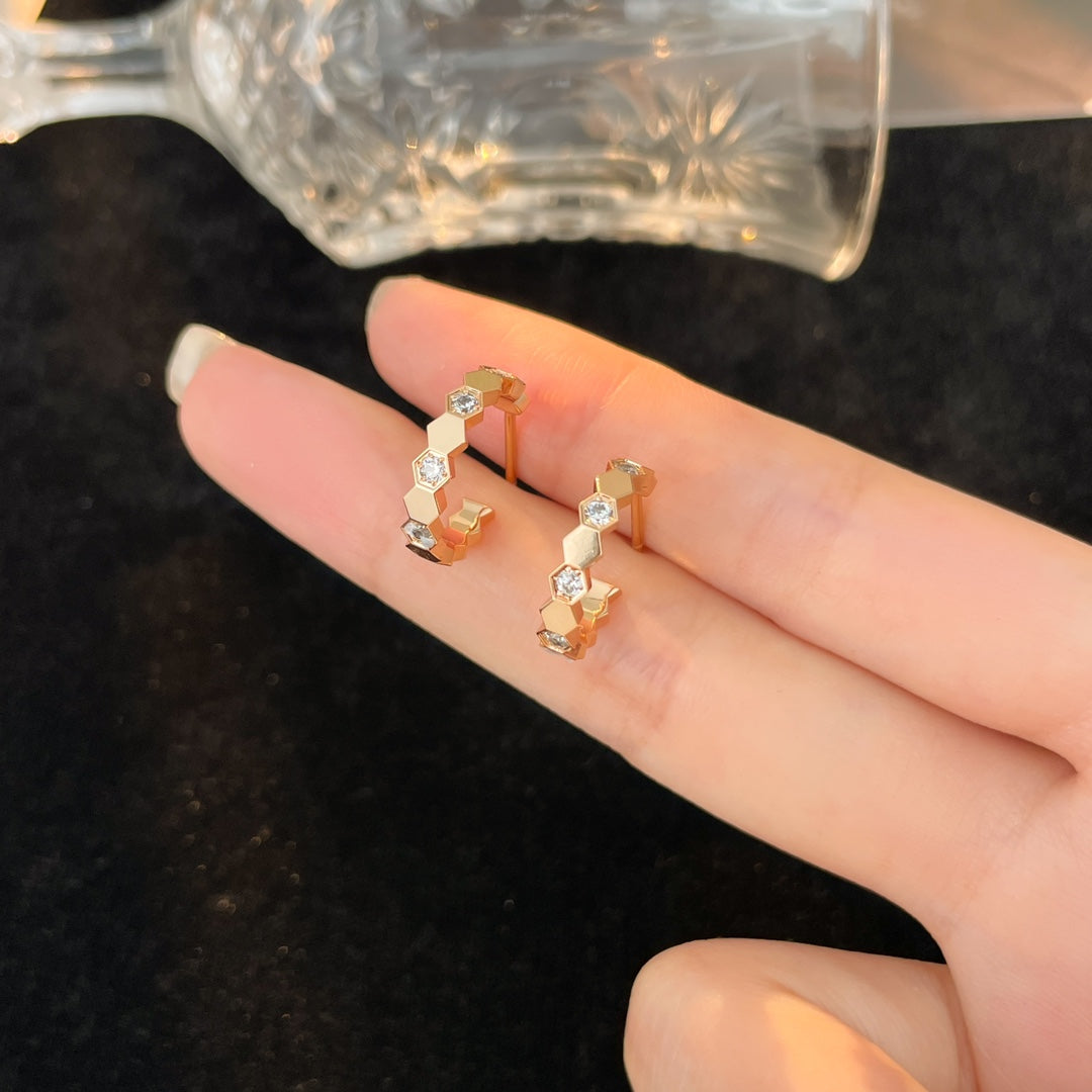 [Revel Jewelry]BEE LOVE DIAMOND OHRRINGE
