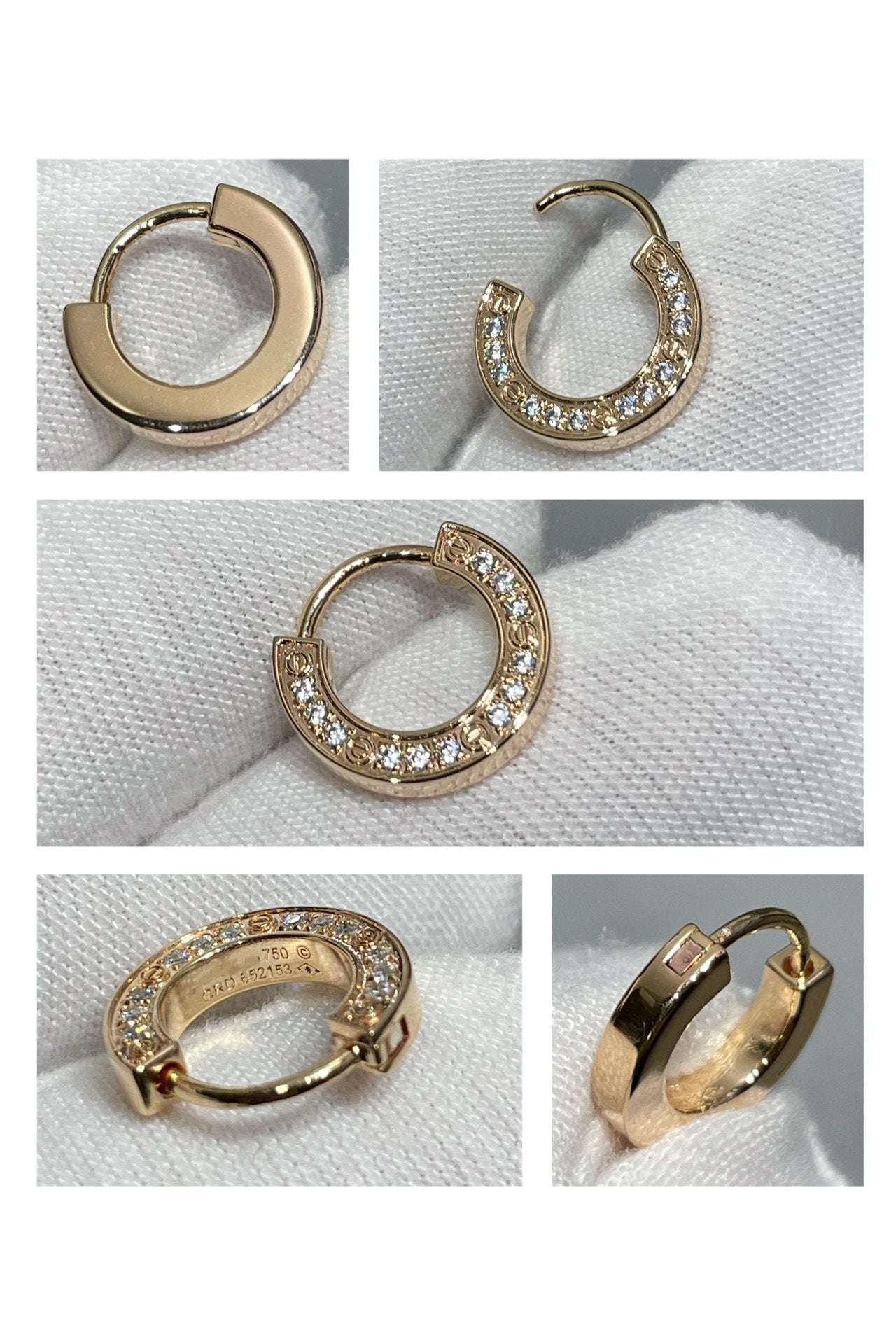 [Revel Jewelry]LIEBES-DIAMANT-OHRRINGE