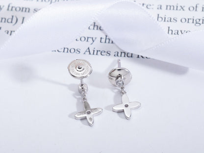 [Revel Jewelry]VIDYLLE SILVER DIAMOND MINI DROP EARRINGS