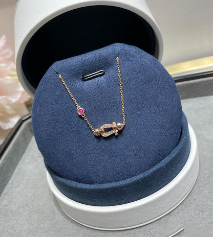 [Revel Jewelry]FORCE 10 DIAMOND CHAIN LINK PINK GOLD BRACELET