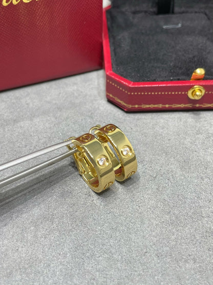 [Revel Jewelry]LIEBE 5.5MM 1 DIAMANT OHRRINGE